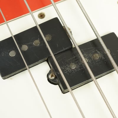1966 Fender Precision Bass Original Fiesta Red + OHSC image 20