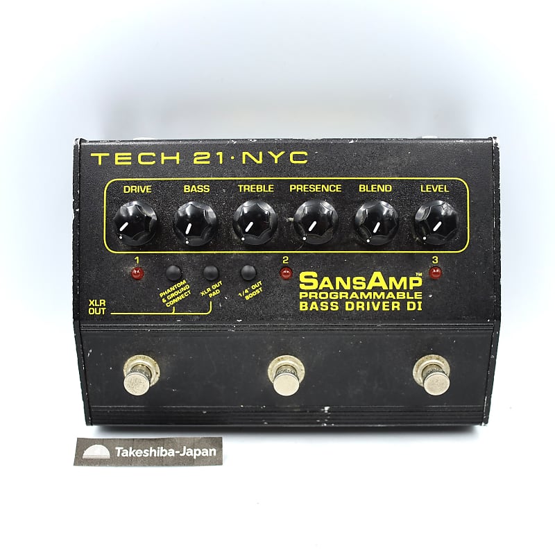 Tech 21 Sansamp Programmable Bass Driver