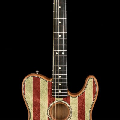Fender Limited Edition American Acoustasonic Telecaster - American Flag #7477A image 5