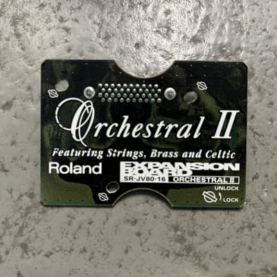 Roland SR-JV80-16 Orchestral II Expansion Board 1990s - Green
