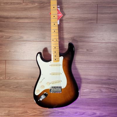Fender American Vintage II 1957 Stratocaster, Maple Fingerboard, Left-Handed - 2 Color Sunburst - Used image 2