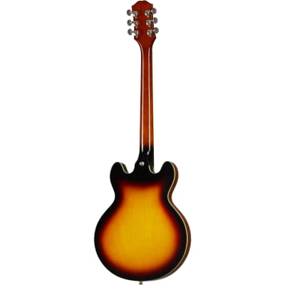 Epiphone ES-339 Semi Hollow Electric Guitar, Vintage Sunburst image 6