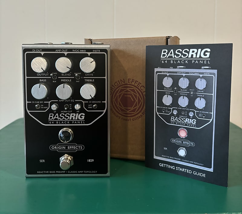 Origin Effects BASSRIG '64 Black Panel