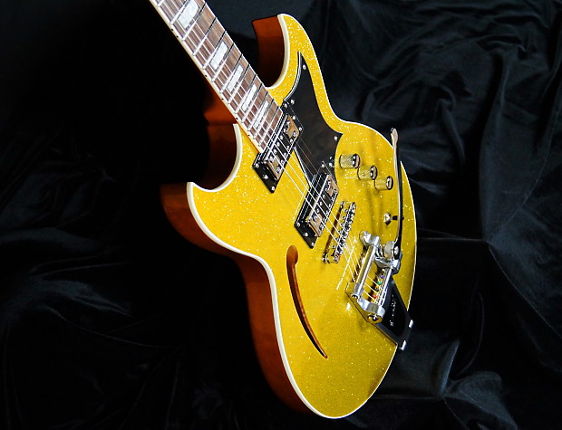 Reverend Tricky Gomez Limited Edition 11 of 13 2013 Gold Metal Flake image 1