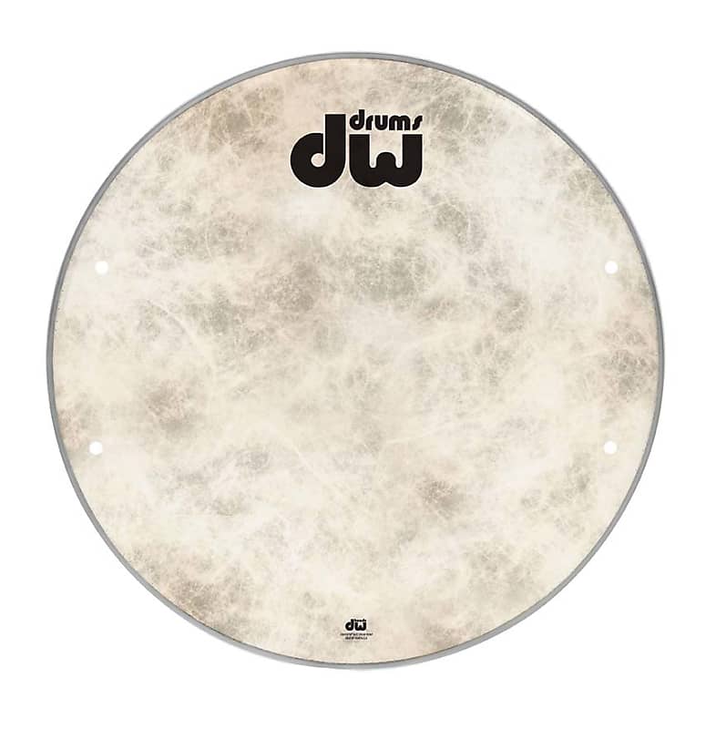 DW 28 Inch Coated Clear Bass Drum Head Reverb