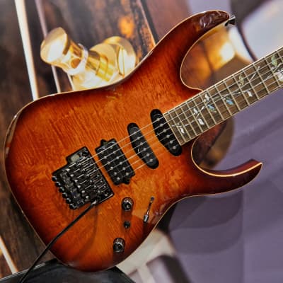 Ibanez RG8560-BSR j. custom Series E-Guitar 6 String - Brownish Sphalerite + Hardcase image 1