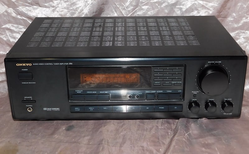 Onkyo TX-SV434 Receiver with phono input | Reverb