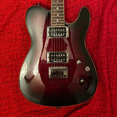 Fender Special Edition Custom Telecaster Black Cherry Burst image 2