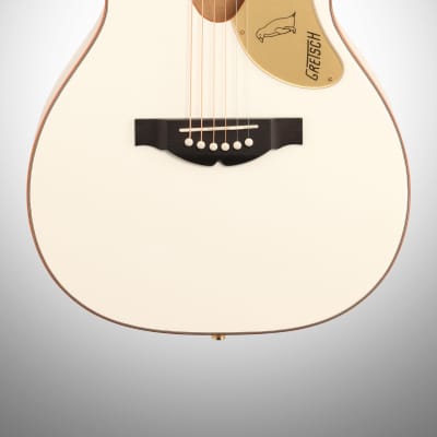 Gretsch G5021WPE Rancher Penguin Parlor Acoustic-Electric Guitar, White image 3