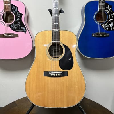 Contessa by Hohner Rare D-35 Style Japanese Vintage 1970’s Acoustic Guitar MIJ w/ Case for sale