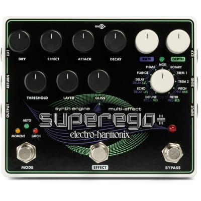 Electro-Harmonix Superego Plus Synth Engine Multi Effects Pedal for sale
