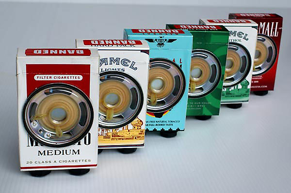 Smokey Amp Recycled Cigarette Box Guitar Amplifier