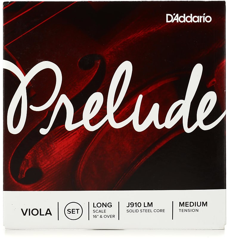 D'Addario J910 Prelude Viola String Set - Long Size image 1