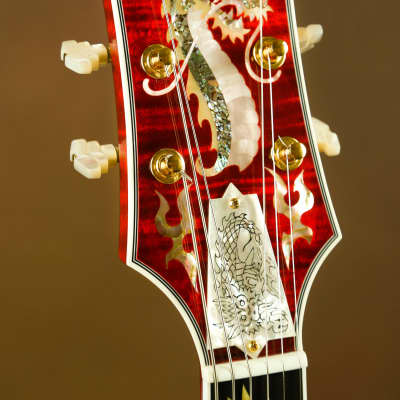 Gibson Super 400 China Dragon Bruce Kunkel Custom Masterpiece Archtop Guitar image 8