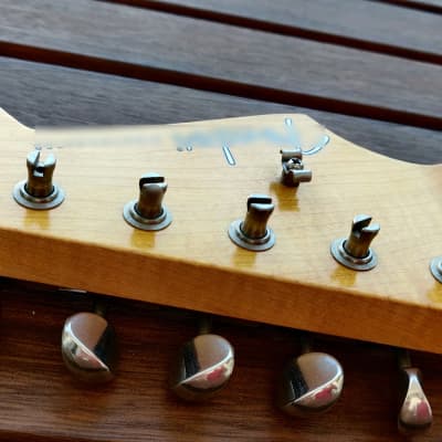 Musikraft Maple/Rosewood Stratocaster Neck Oil Finish 1957 V-Shape, Vintage Compound Radius, SS Frets image 9