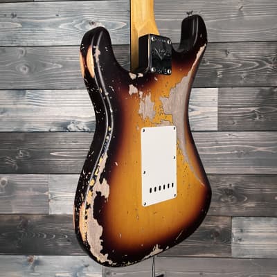 Fender Custom Shop 1959 Stratocaster Heavy Relic - Faded/Aged Chocolate 3-Tone Sunburst image 4