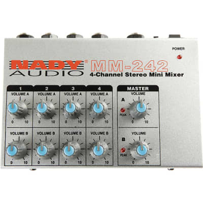 Nady MM-242 4-Channel Mini Mixer image 3
