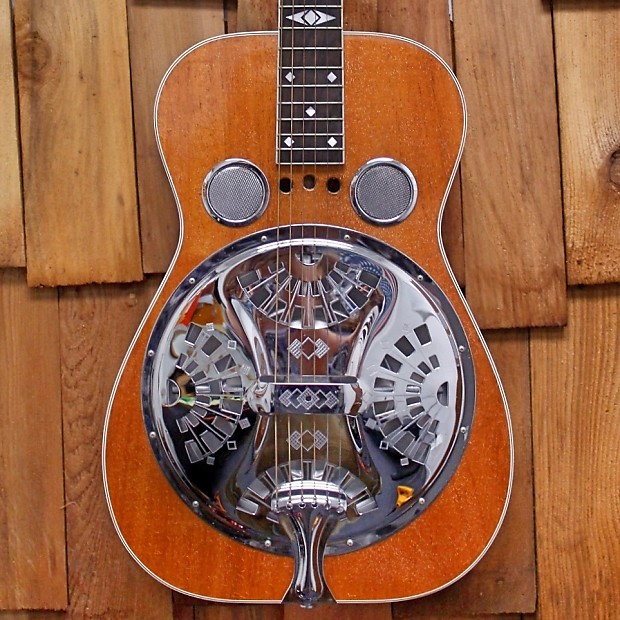 1994 OMI Dobro D60 Round Neck Resonator w/ Hardshell Case Reverb