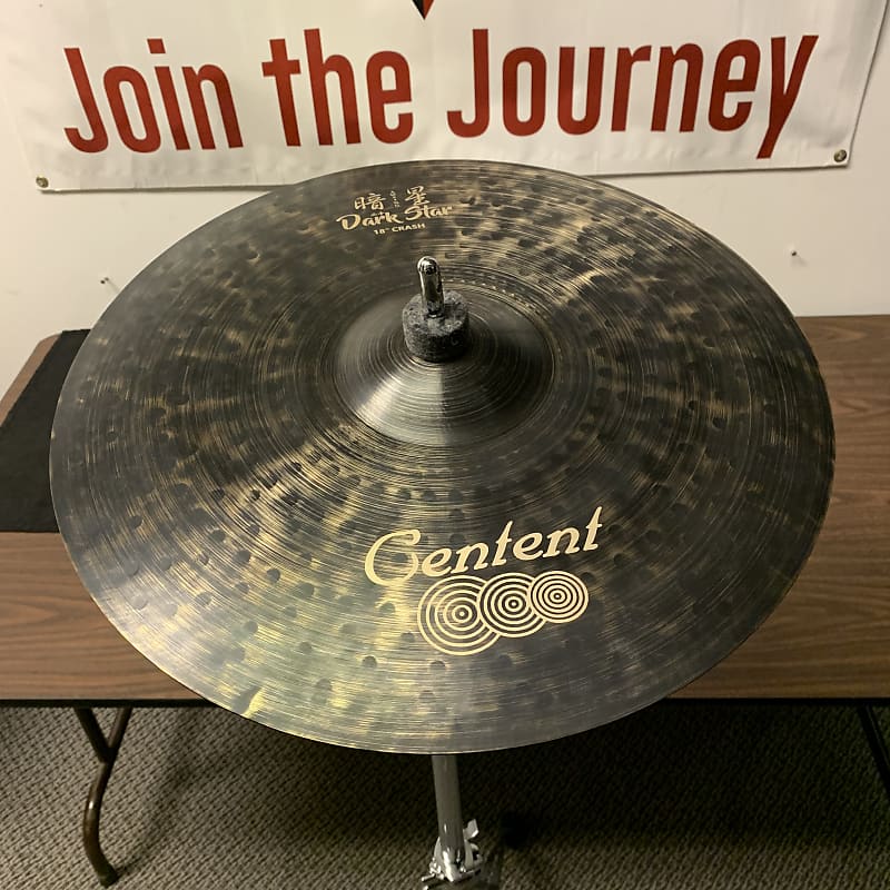 Centent Dark Star 18 Crash Cymbal B20 Reverb