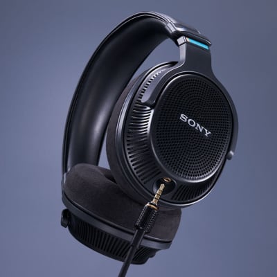 Sony MDR-MV1 Open-Back Reference Monitor Headphones with Hard