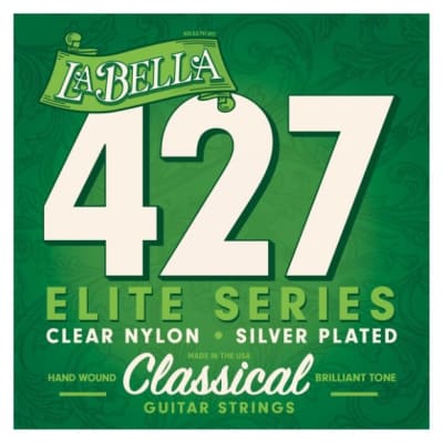 LaBella 427 Elite Clear Nylon Silver Plated for sale