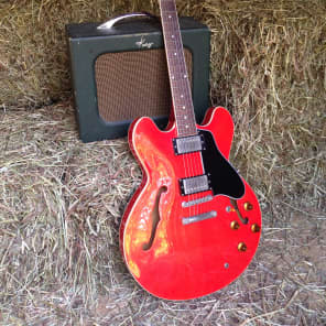 Fernandes Burny 335 RSA-100 1982-85 Cherry Vintage 1958 1959 Fernandes Burny 335 RSA-100 1982-85 Cherry Vintage 1958 1959