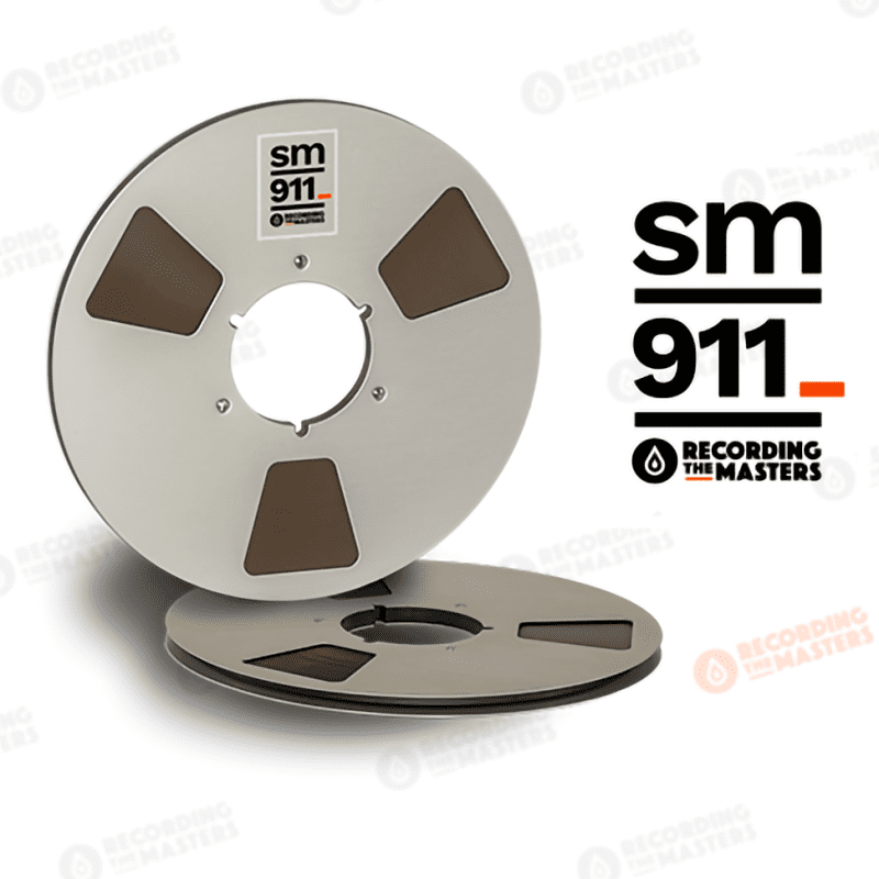 RECORDING THE MASTERS SM911 - 1/4 inch x 2500 feet on 10.5 inch Metal Reel