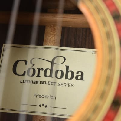 Cordoba Friederich Luthier Select Classical Guitar- Cedar Top/ Indian Rosewood image 8
