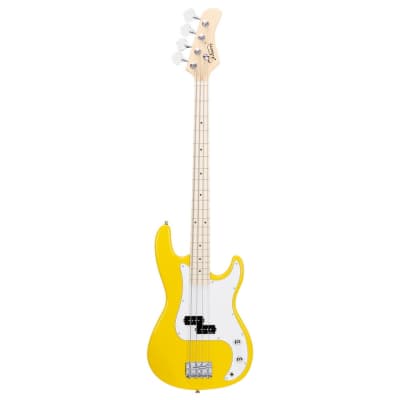 Glarry GP Ⅱ Upgrade Electric Bass Guitar Yellow image 3