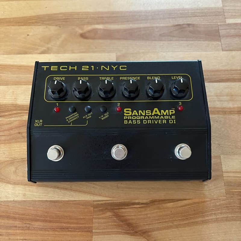 Tech 21 Sansamp Programmable Bass Driver