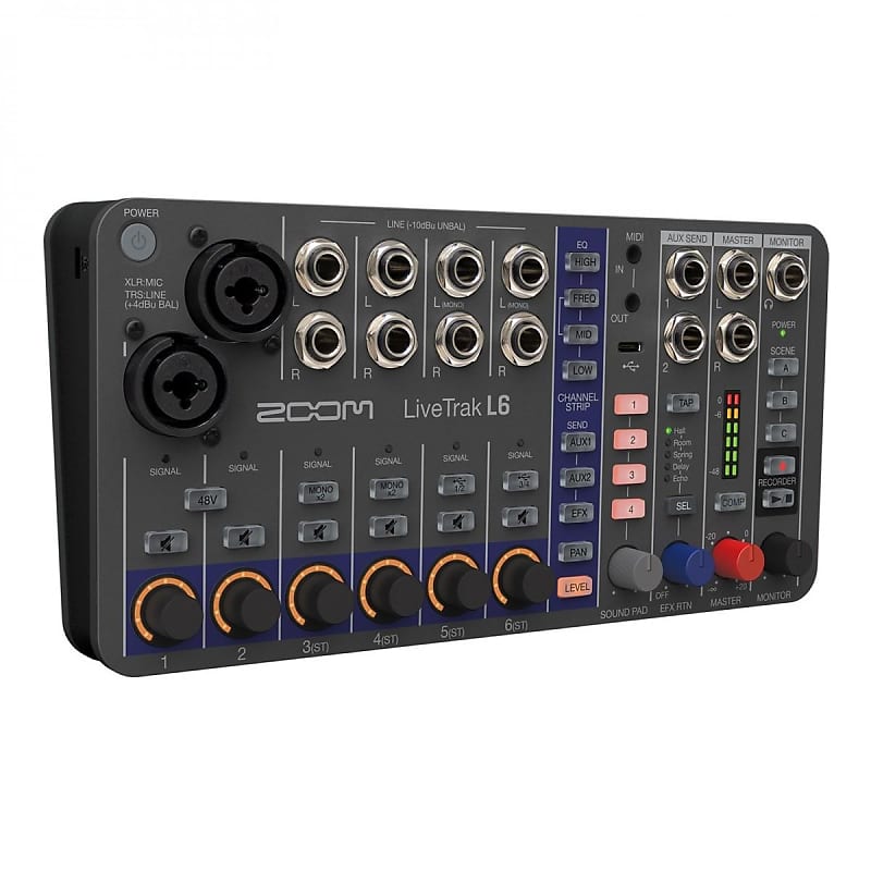 Zoom - L6 MIXER DIGITALE 6 CANALI - 32 Bit Floating Point image 1