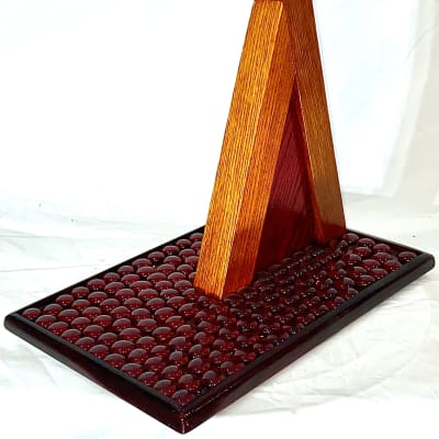 Guitar/Bass Stand - Red on Amber (Model 2) image 3