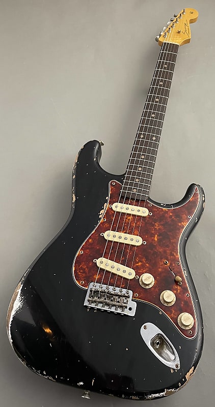 SCOOP CREATION WORKS 62-ST w/Tortoise Pickguard Hard Aged 2023 - Black  ≒3.49kg [Made in Japan][GSB019]