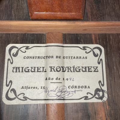 Miguel Rodriguez 1992 "Church Door" classical guitar -outstanding instrument, excellent sound +video image 13