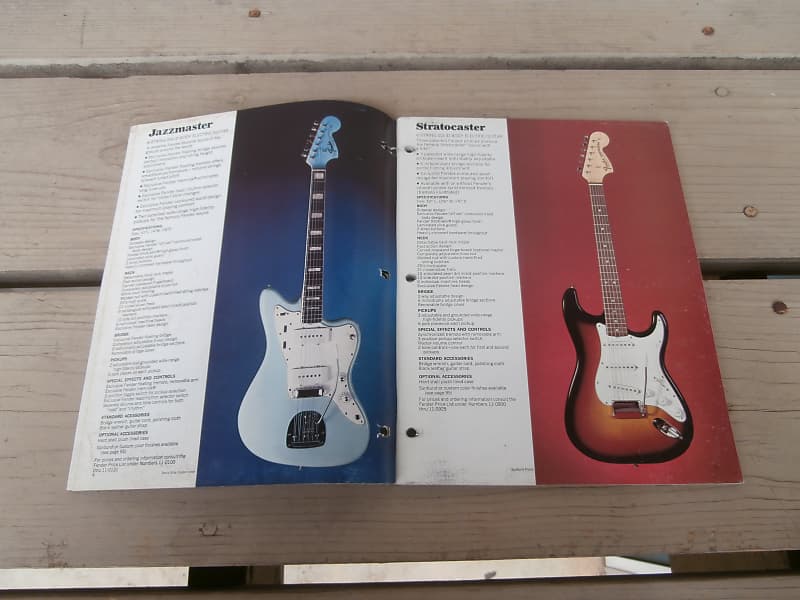 Vintage 1970 Fender Full Line, Full Color Catalog