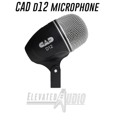 CAD D12 Neodymium Cardioid Dynamic Microphone Designed for Bass Drum and Low Frequencies !! image 1
