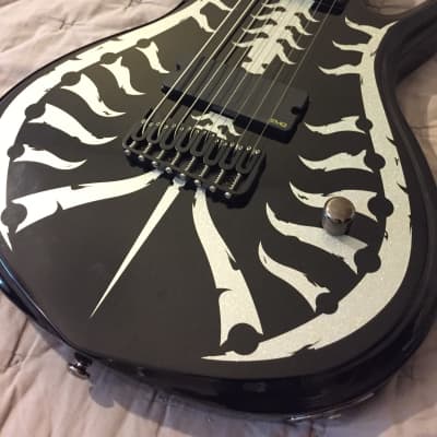 Schecter Devil Spine-8 Gloss Black 8 String Extended Range | Reverb