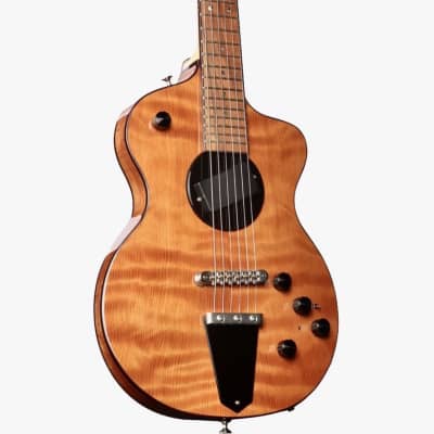 Rick Turner Model 1 Custom Deluxe Curly Redwood with Full Electronics Package #5800 for sale