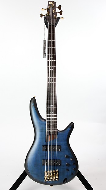 Ibanez SR1405E Premium Deep Ocean Flat DOF Electric Bass Guitar