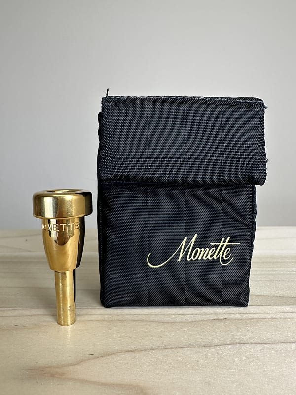 Monette Cornet B6 Gold Plated Mouthpiece | Reverb