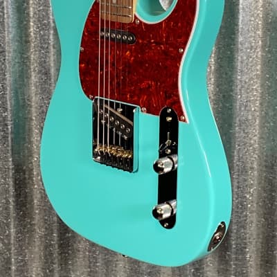 G&L USA 2023 Custom ASAT Classic Turquoise Guitar & Bag #1127 Used image 7