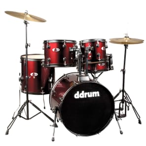 ddrum D120B-BR 5pc Drum Set with Cymbals and Hardware (8x10/9x12/14x14/16x20/5.5x14")