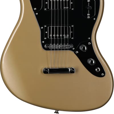 Squier Contemporary Jaguar HH ST Electric Guitar, Shoreline Gold image 2
