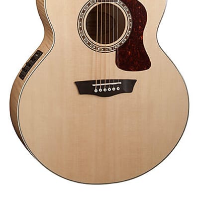 Washburn HJ40SCE Heritage Series Jumbo Style Cutaway 6-String Acoustic-Electric Guitar-(B-Stock) image 8