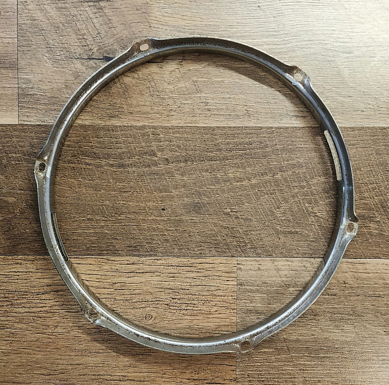 13" 6-Lug Chrome Resonate Side Snare Drum Hoop image 1