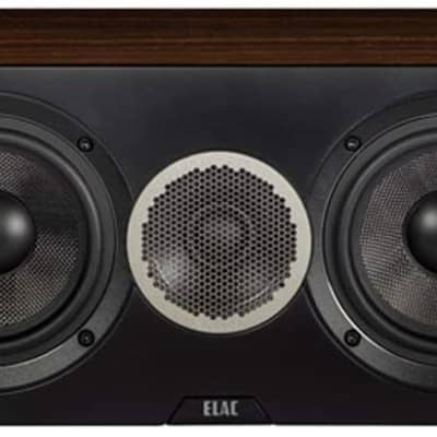 ELAC Debut Reference 5.25" Center Speaker, Black Baffle, Walnut Cabinet image 4