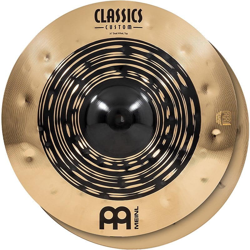 Meinl 14" Classics Custom Dual Hi-Hat Cymbals (Pair) image 1