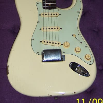 Fender Stratocaster 1962 Olympic White refin image 1