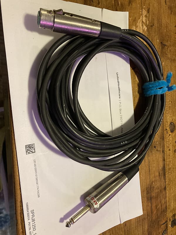 20 foot microphone cable/cord with low to high impedance Reverb