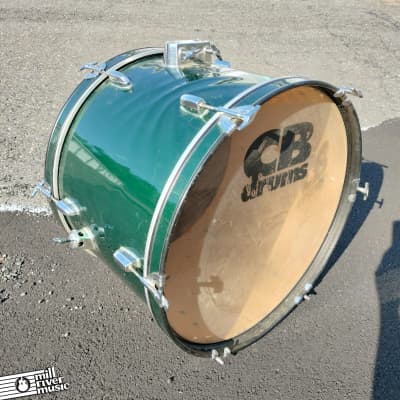 CB Drums 5-Piece Drum Set Shells Kit Green 5pc image 10